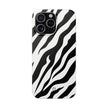 iPhone 15 Pro Max Flexi Case - Zebra