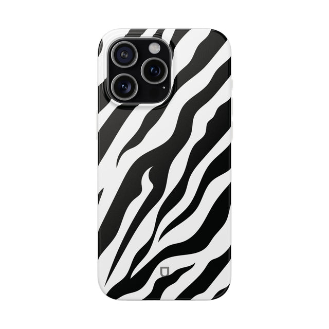 iPhone 15 Pro Max Flexi Case - Zebra