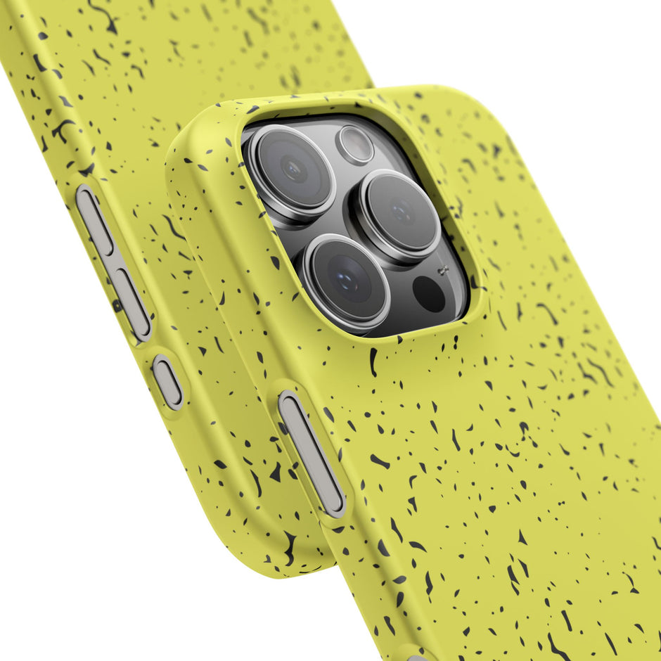 iPhone 16 Pro Slim Case - Flake Lemon