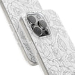 iPhone 16 Pro Max Flexi Case - Black Rose