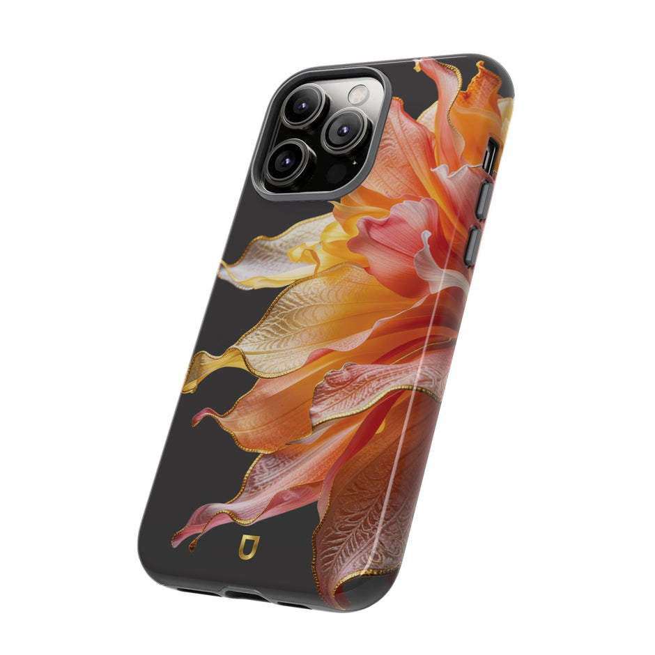 iPhone 14 Series Tough Case - Ember Bloom Black