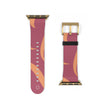 Apple Watch Series Bands - Aura Swirl  Rose Wine