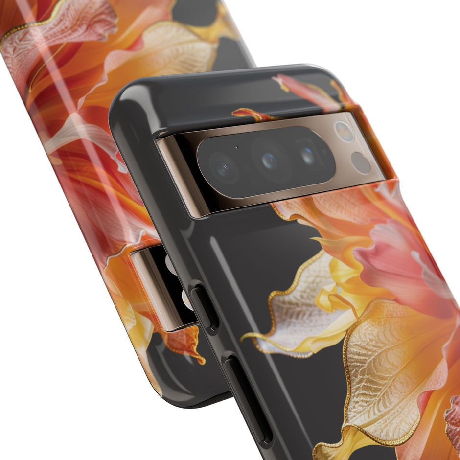 Google Pixel 8 Series Tough Case - Ember Bloom Black