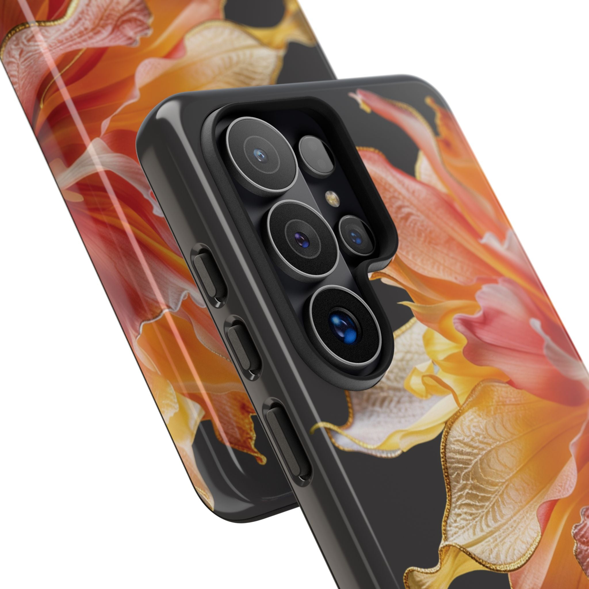 Samsung Galaxy S26 Series Tough Case - Ember Bloom Black