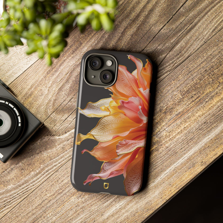 iPhone 15 Series Tough Case - Ember Bloom Black