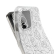 iPhone 16 Pro Max Flexi Case - Black Rose