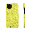 iPhone 14 Plus Slim Case - Flake Lemon