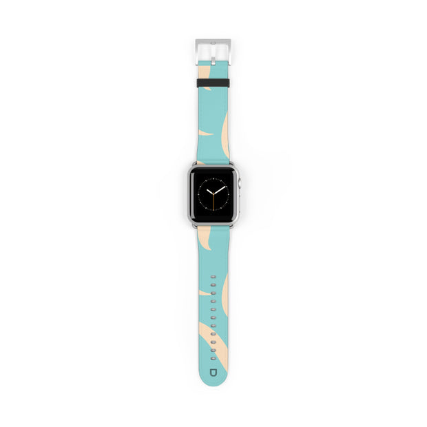 Apple Watch Series Bands - Aura Swirl  Bright Aqua