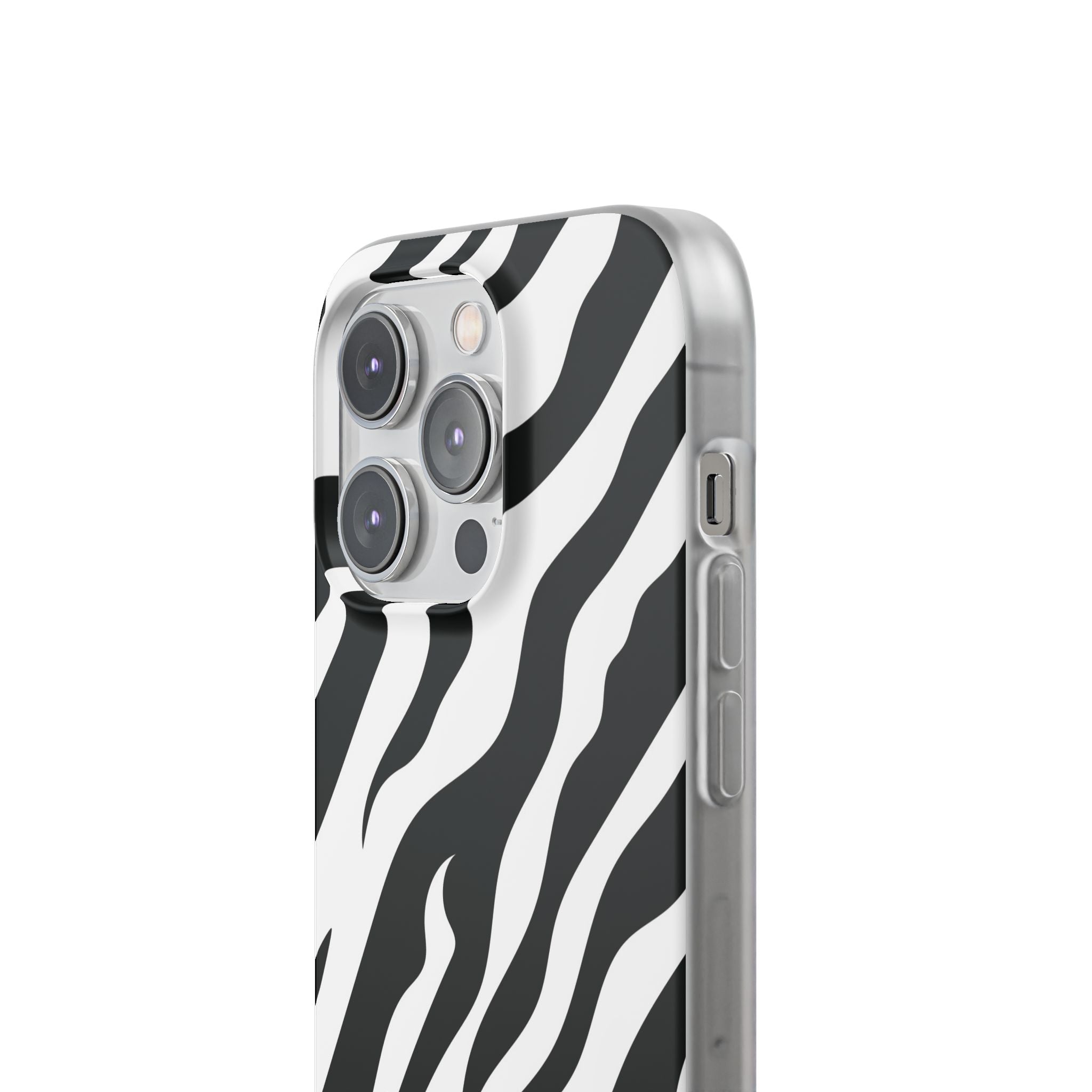 iPhone 14 Pro Flexi Case - Zebra