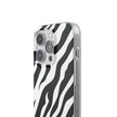 iPhone 14 Pro Flexi Case - Zebra