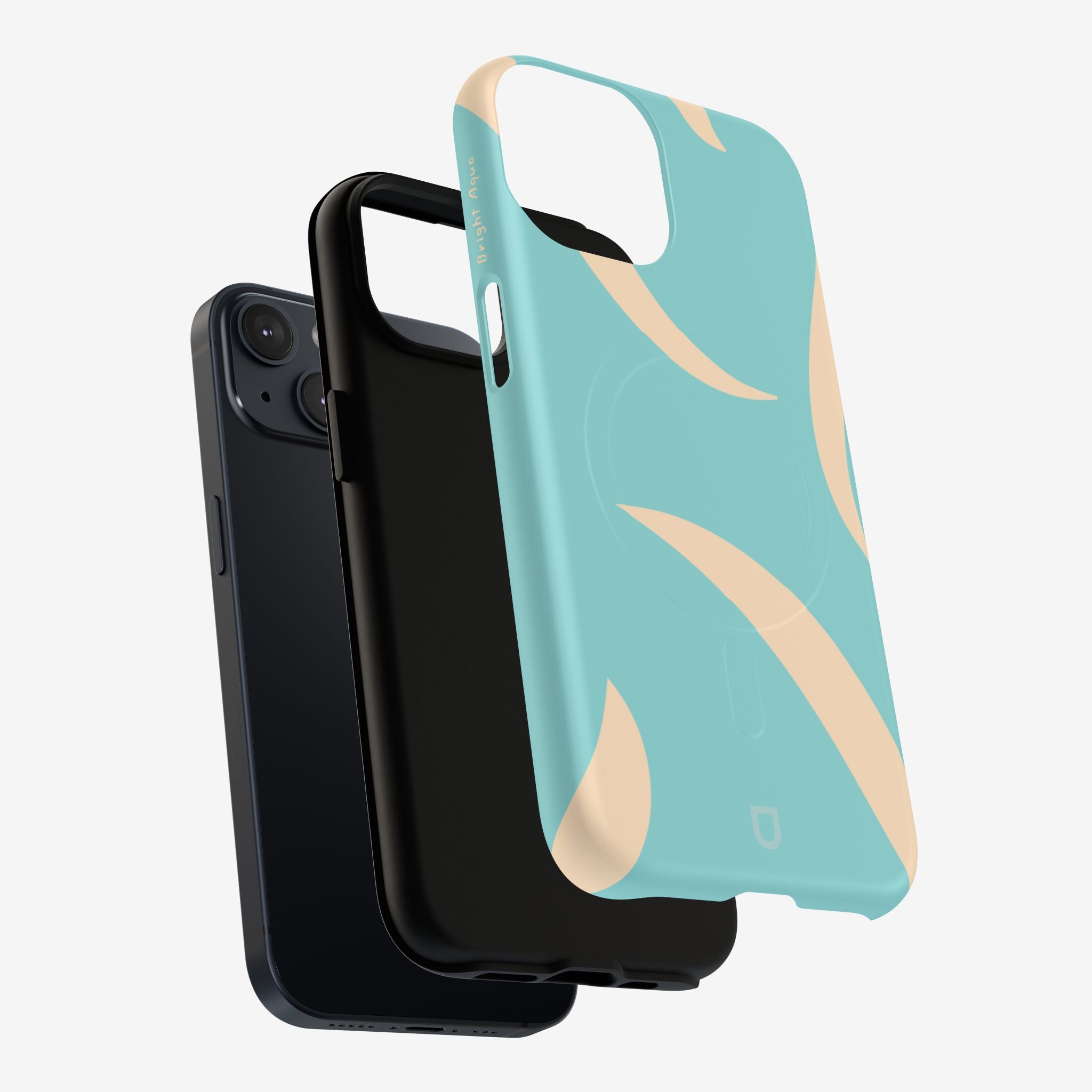 iPhone 14 MagSafe Tough Case - Bright Aqua