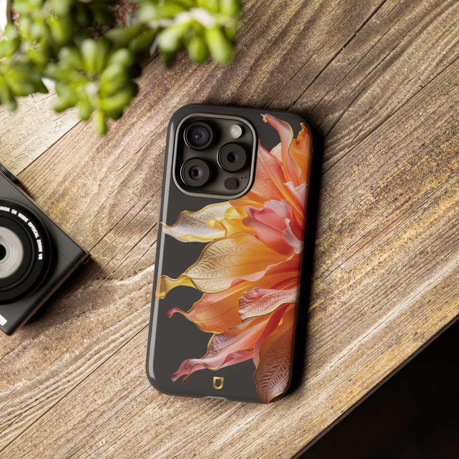 iPhone 15 Series Tough Case - Ember Bloom Black