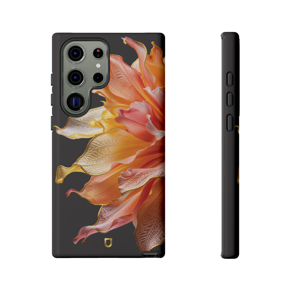 Samsung Galaxy S23 Series Tough Case - Ember Bloom Black