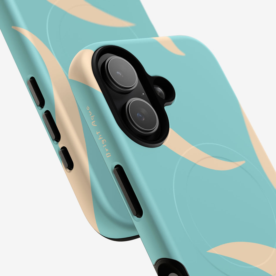iPhone 17 MagSafe Tough Case - Bright Aqua