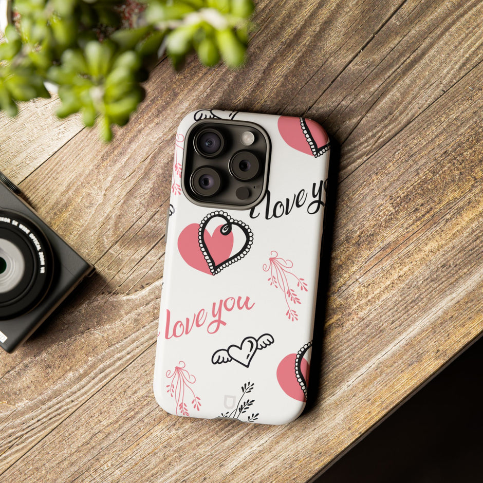 iPhone 15 Pro Tough Case - Love U