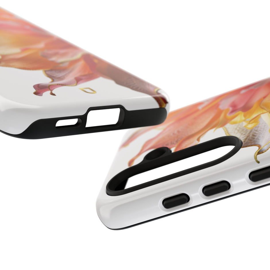 Samsung Galaxy S24 Series Tough Case - Ember Bloom White