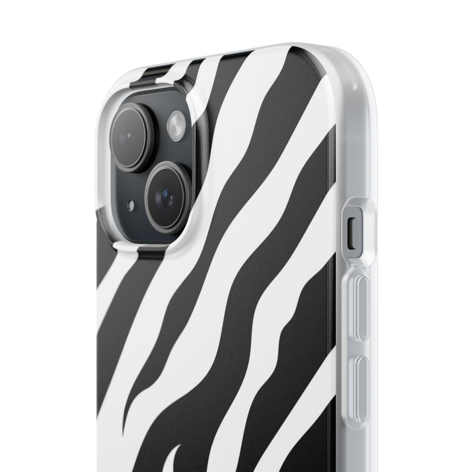 iPhone 15  Flexi Case - Zebra