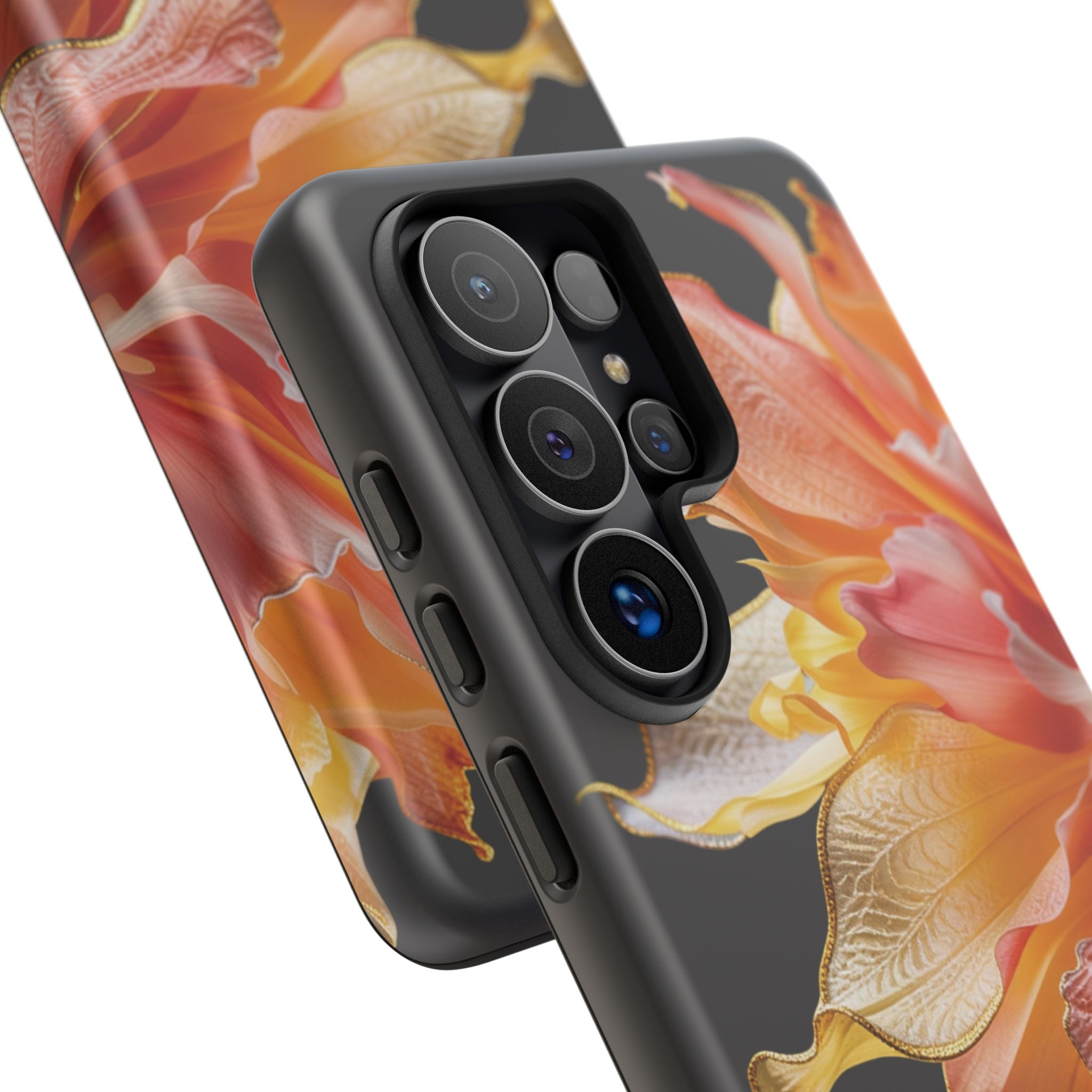 Samsung Galaxy S26 Series Tough Case - Ember Bloom Black