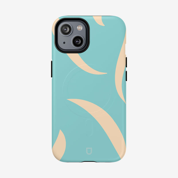 iPhone 14 MagSafe Tough Case - Bright Aqua