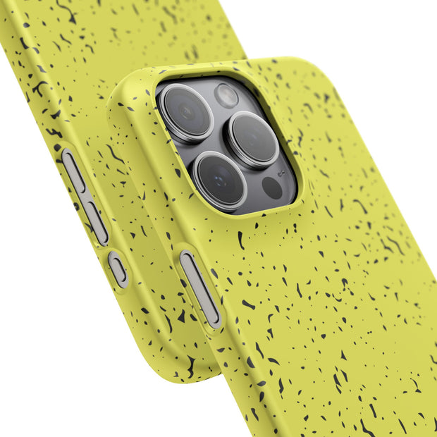 iPhone 15 Pro Max Slim Case - Flake Lemon