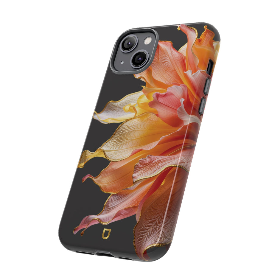 iPhone 14 Series Tough Case - Ember Bloom Black