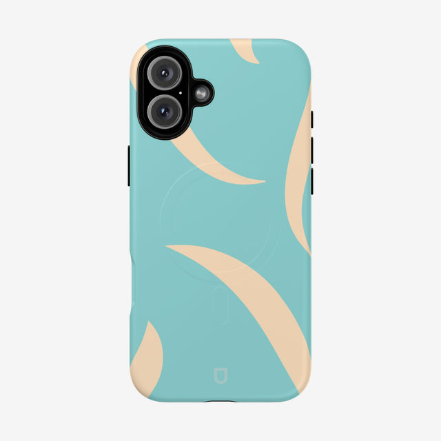 iPhone 16 Plus MagSafe Tough Case - Bright Aqua