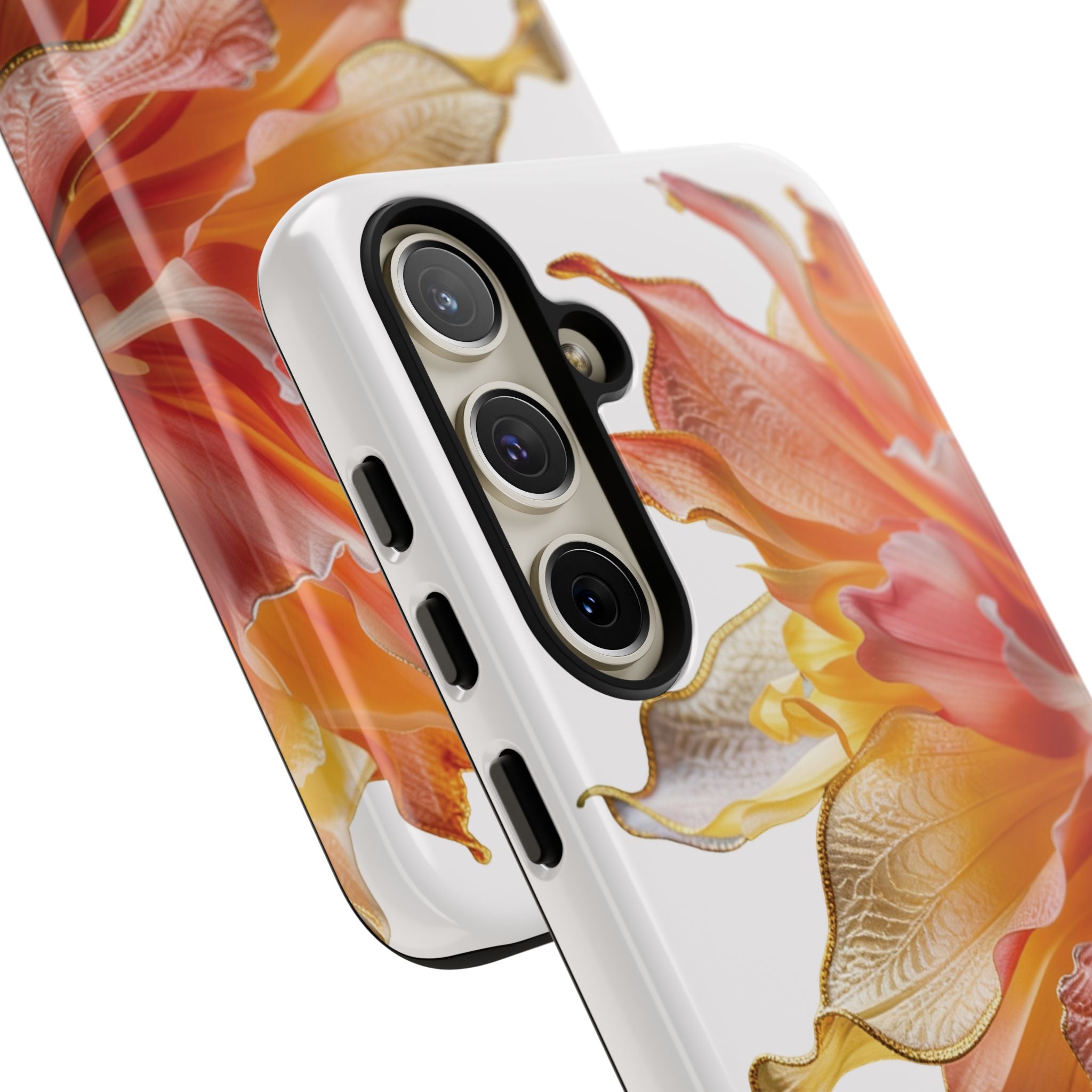 Samsung Galaxy S24 Series Tough Case - Ember Bloom White