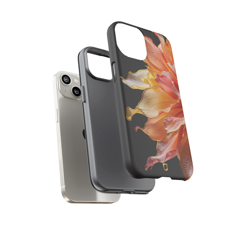 iPhone 14 Series Tough Case - Ember Bloom Black