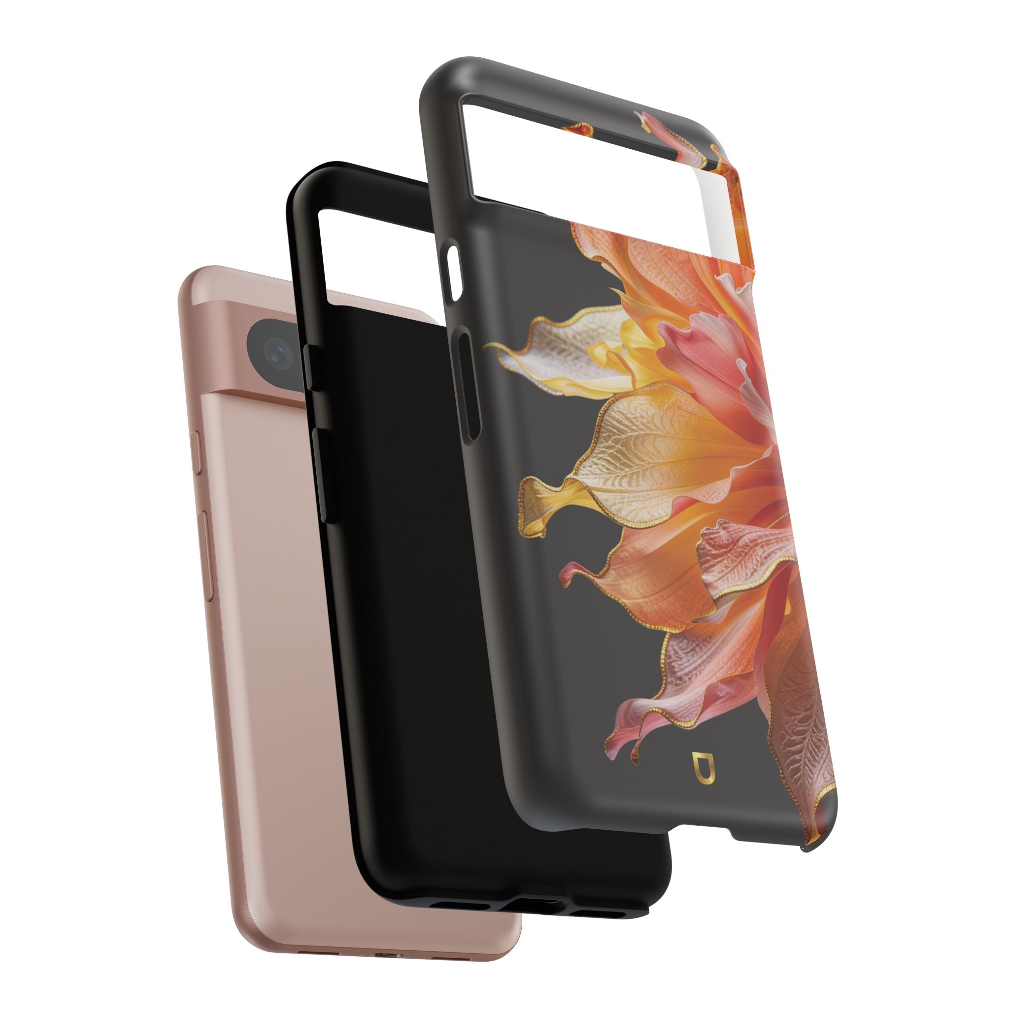 Google Pixel 8 Series Tough Case - Ember Bloom Black