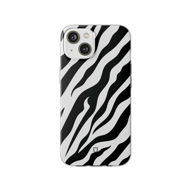 iPhone 14 Flexi Case - Zebra