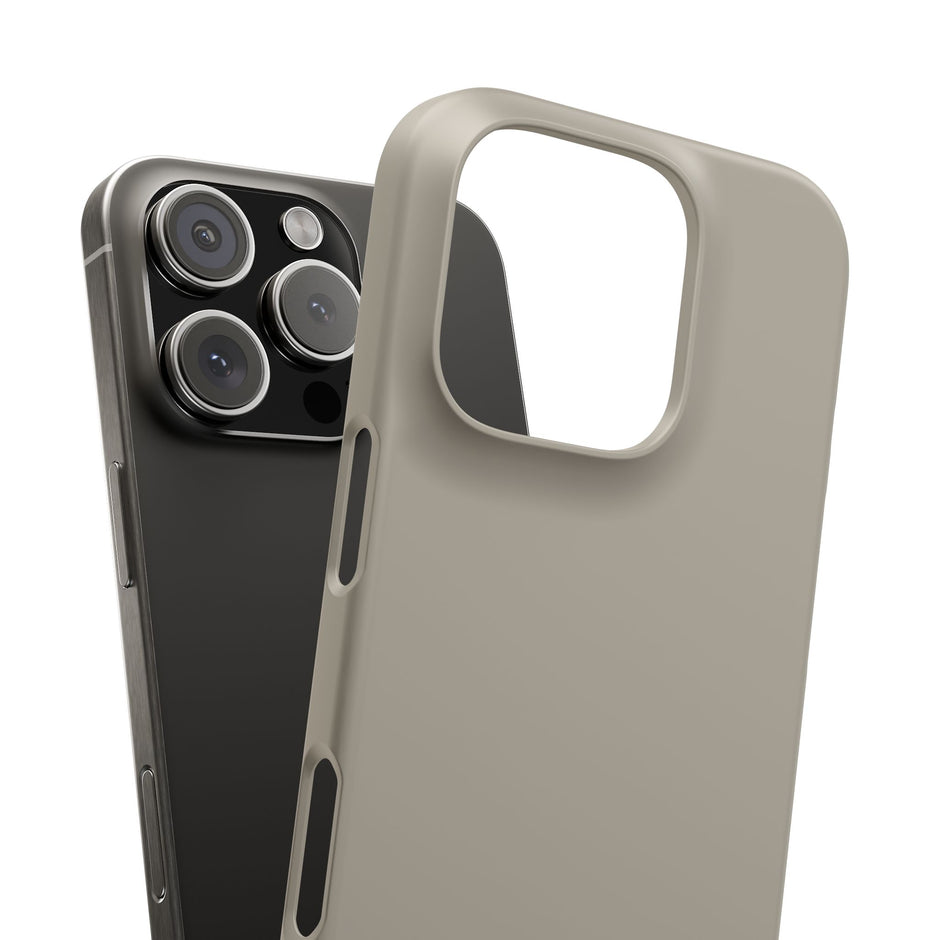 iPhone 16 Pro Slim Case - Khaki Beige