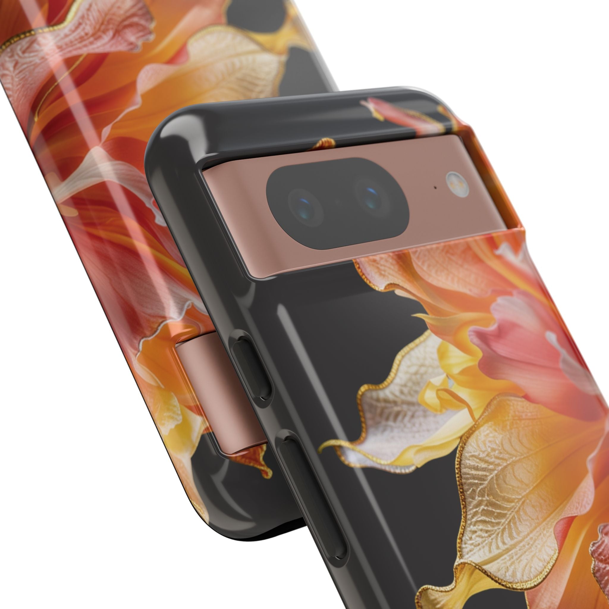 Google Pixel 8 Series Tough Case - Ember Bloom Black