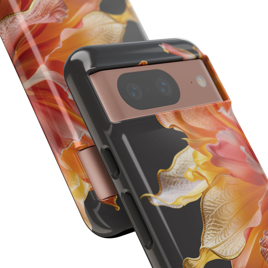 Google Pixel 8 Series Tough Case - Ember Bloom Black