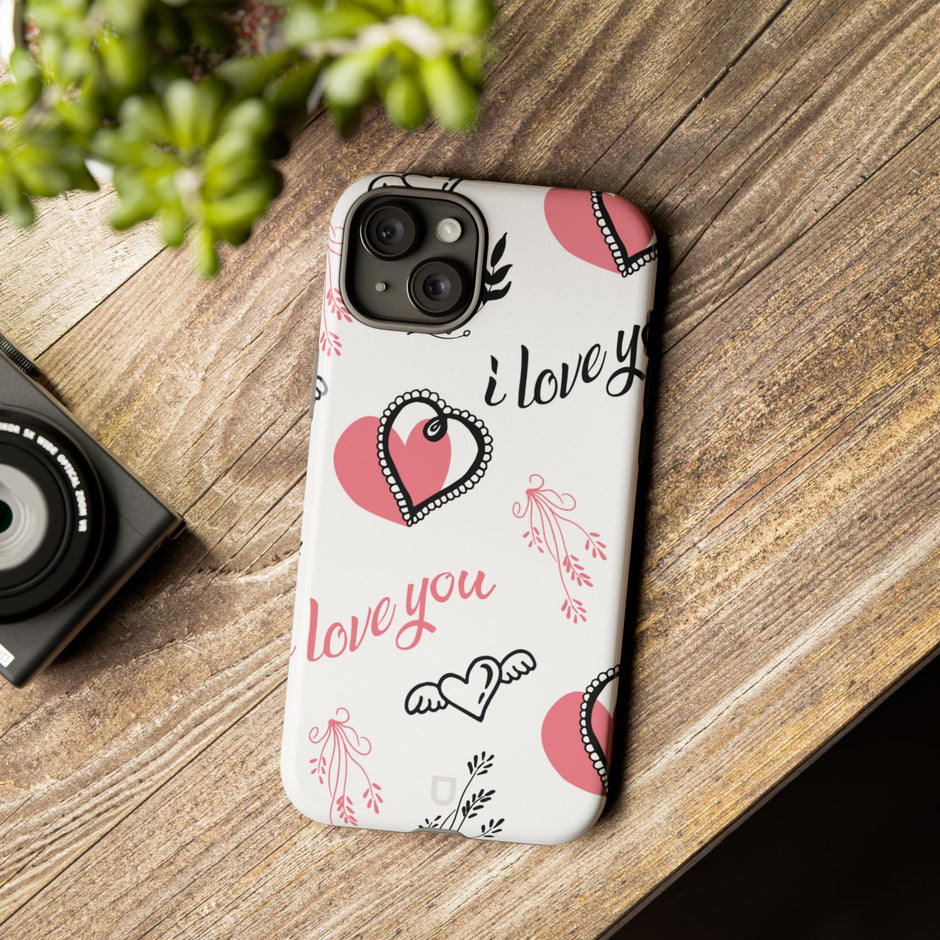 iPhone 15 Plus Tough Case - Love U