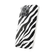 iPhone 15 Pro Max Flexi Case - Zebra