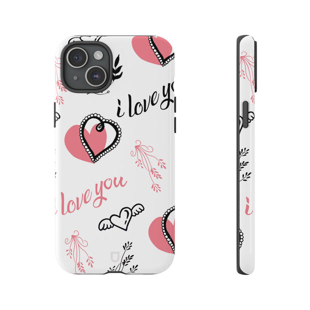 iPhone 15 Plus Tough Case - Love U