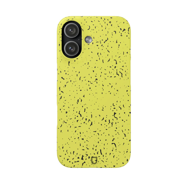 iPhone 16 Slim Case - Flake Lemon