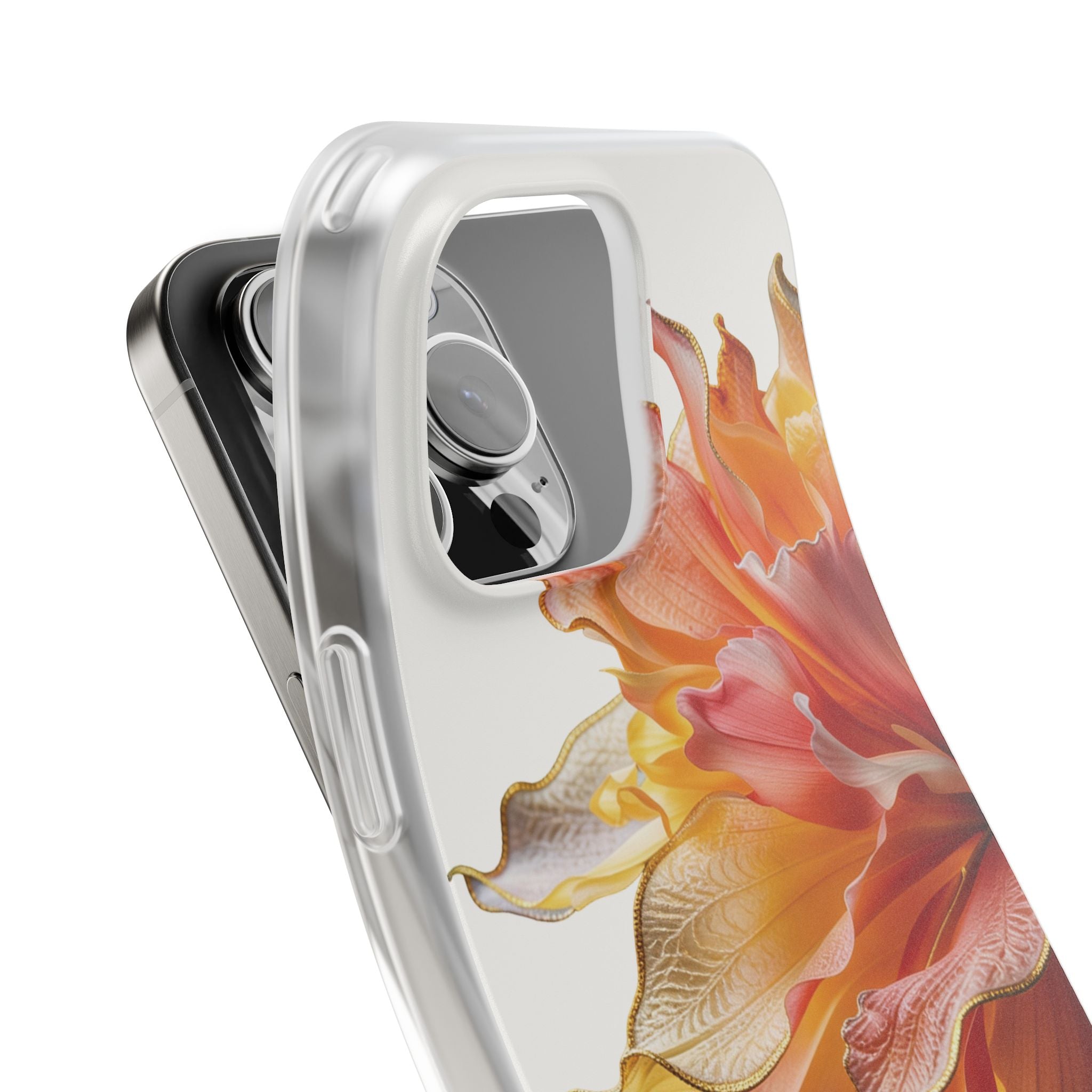 iPhone 16 Series Flexi Case - Ember Bloom