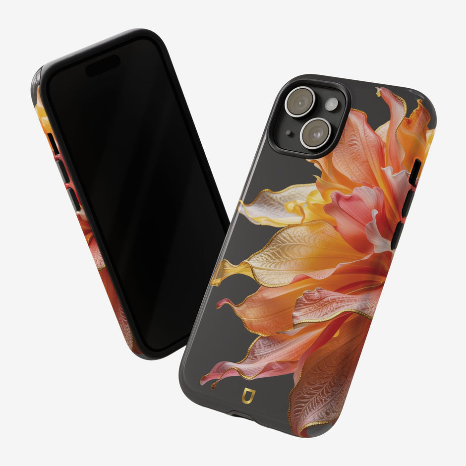 iPhone 15 Series Tough Case - Ember Bloom Black