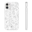 iPhone 12 Mini Flexi Case - Black Rose