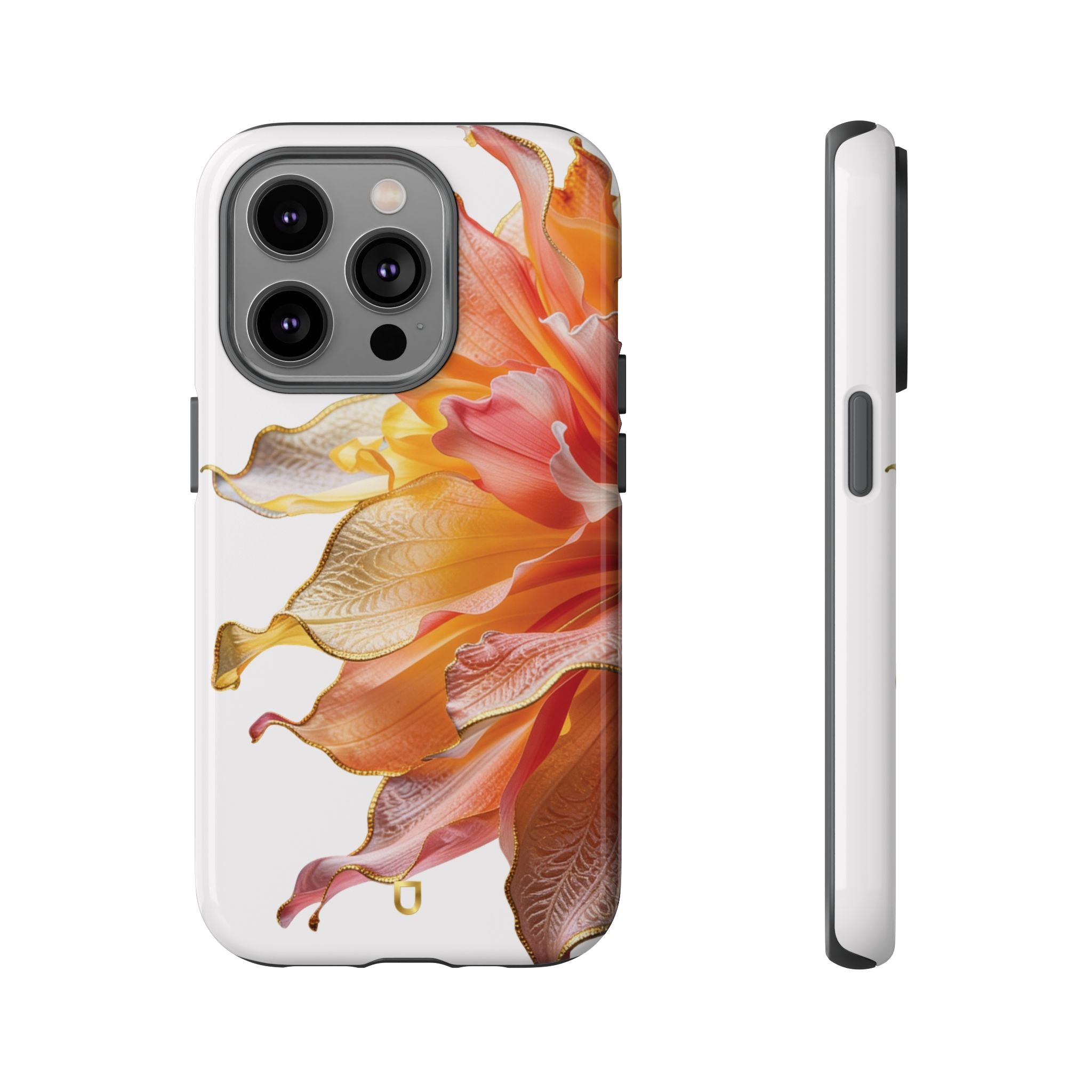 iPhone 14 Series Tough Case - Ember Bloom White