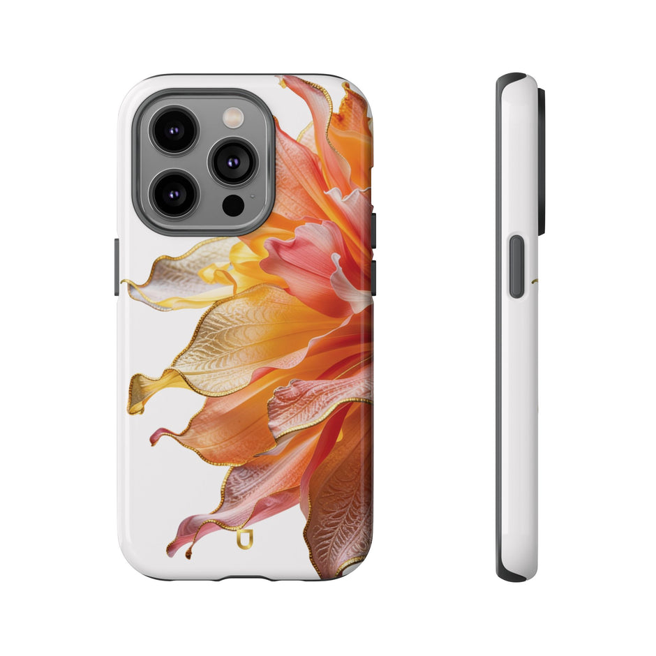 iPhone 14 Series Tough Case - Ember Bloom White