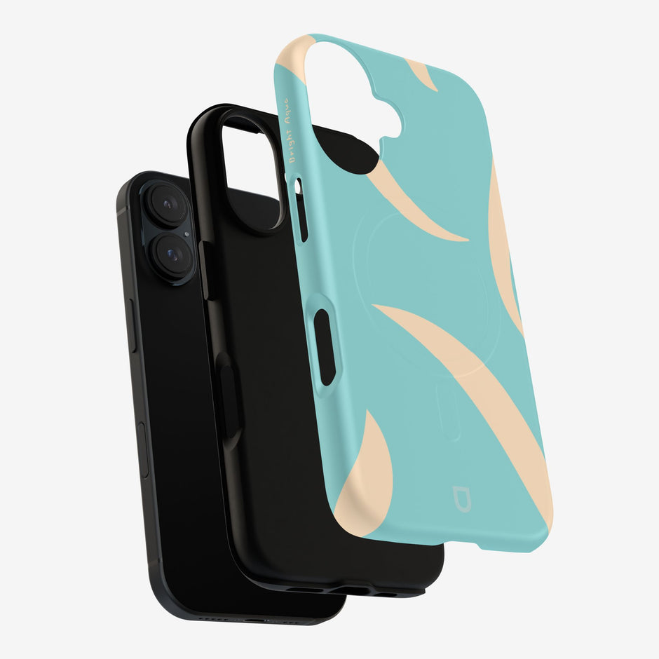 iPhone 16 MagSafe Tough Case - Bright Aqua