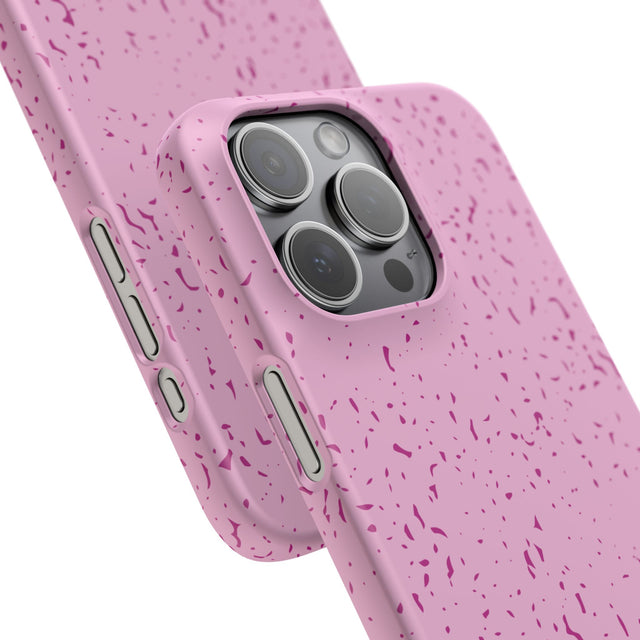 iPhone 15 Pro Max Slim Case - Flake Pink
