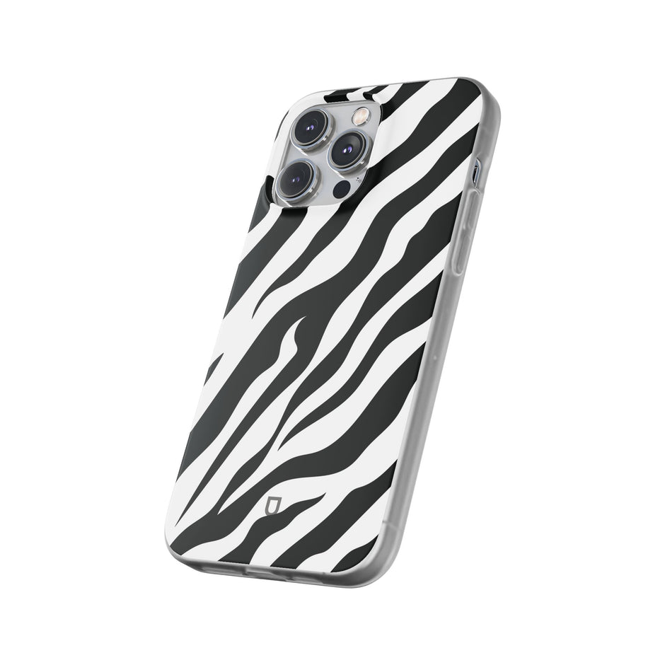 iPhone 14 Pro Max Flexi Case - Zebra