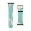 Apple Watch Series Bands - Aura Swirl  Bright Aqua