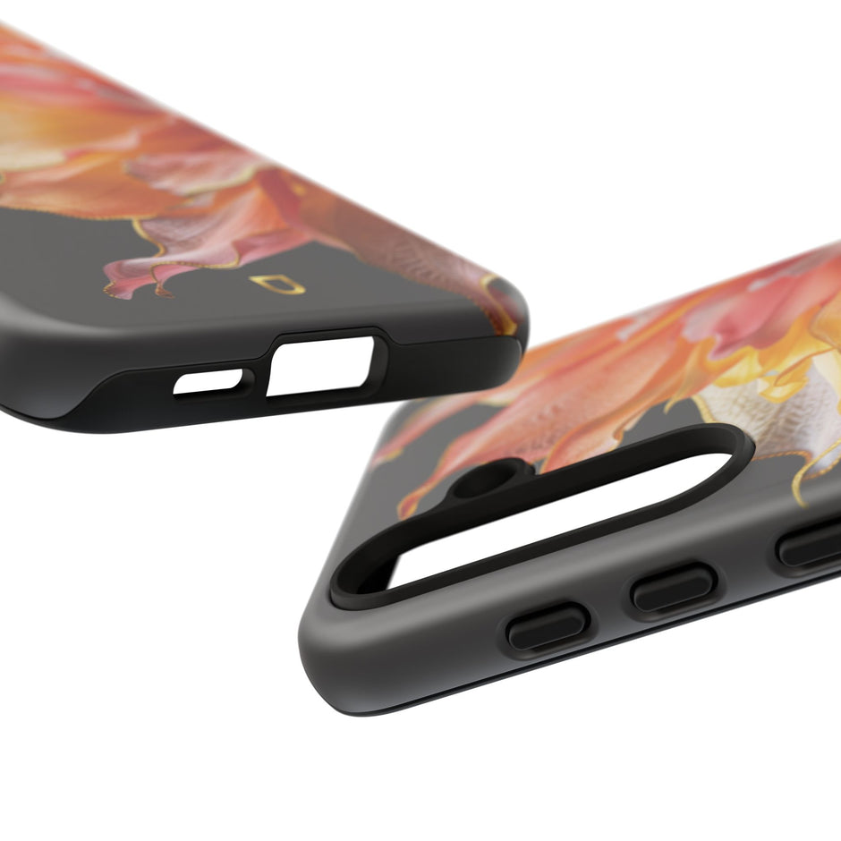 Samsung Galaxy S24 Series Tough Case - Ember Bloom Black