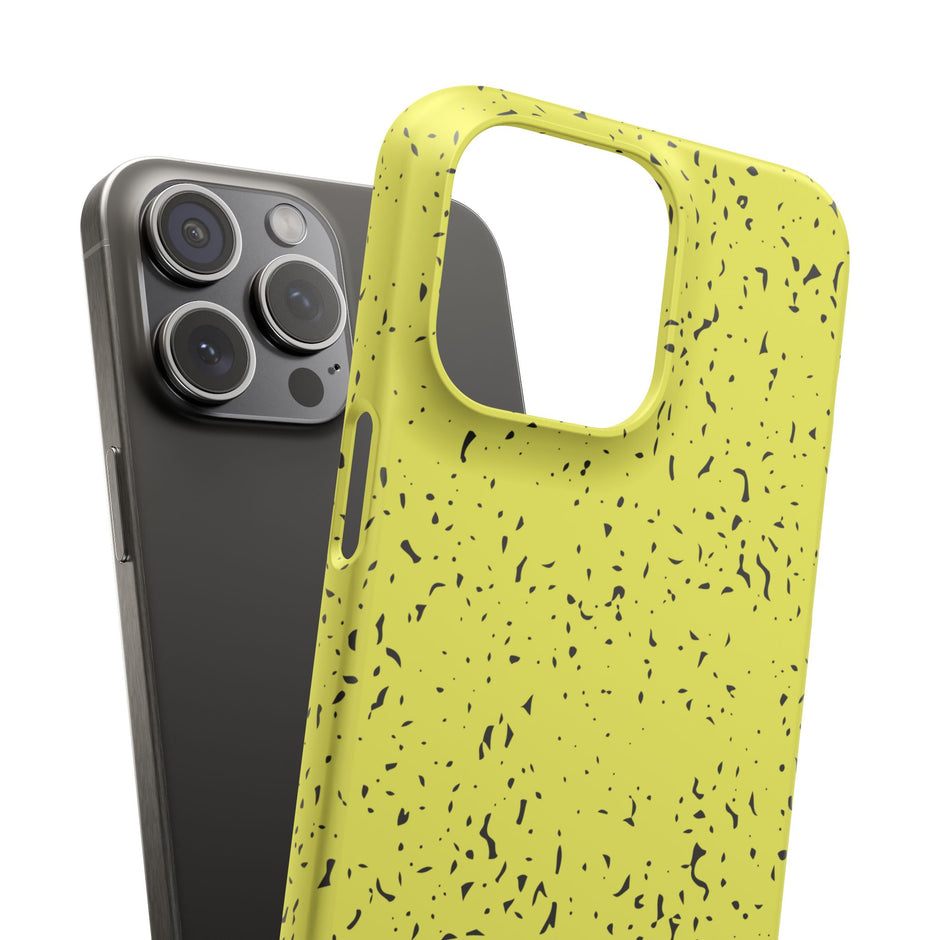 iPhone 15 Pro Max Slim Case - Flake Lemon