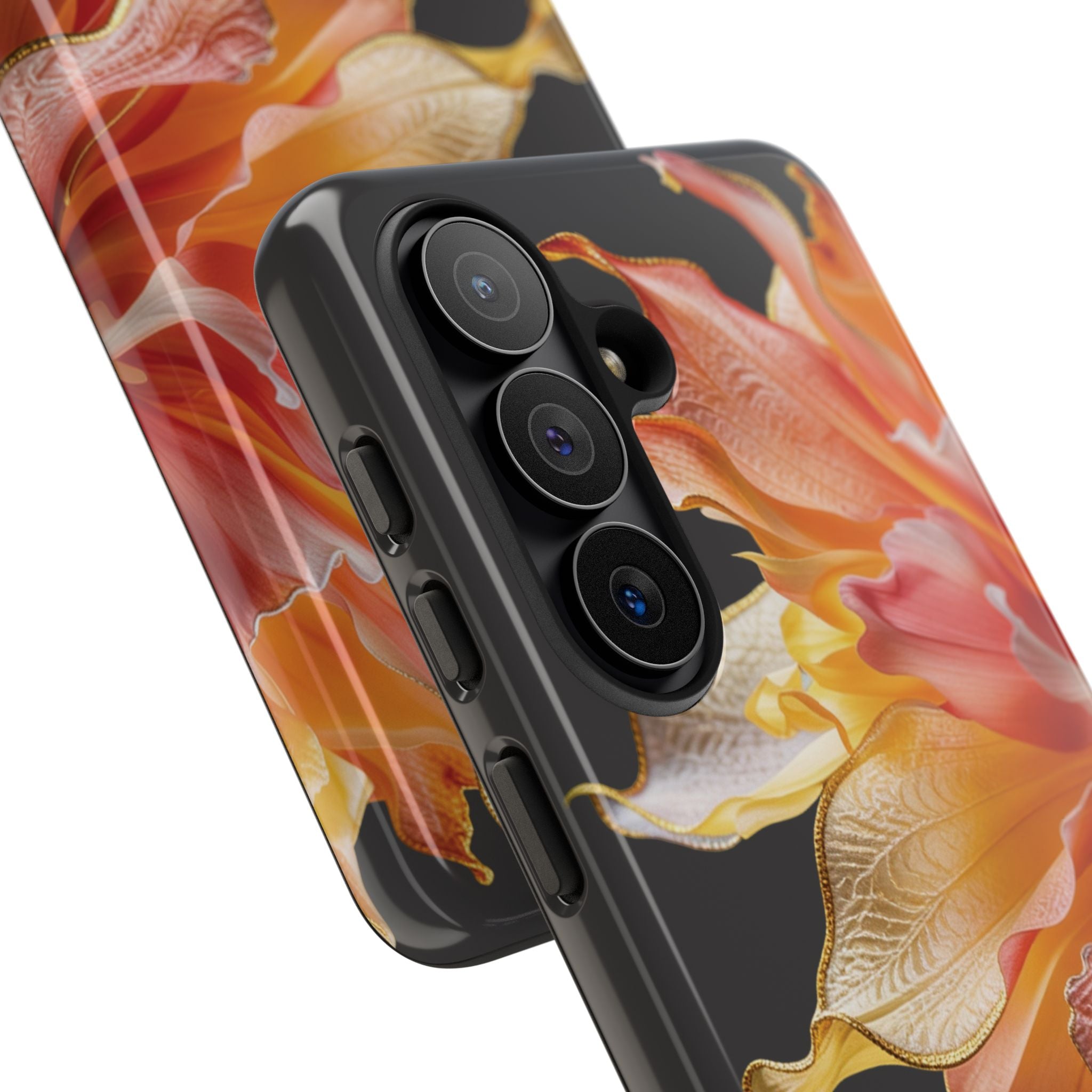 Samsung Galaxy S26 Series Tough Case - Ember Bloom Black