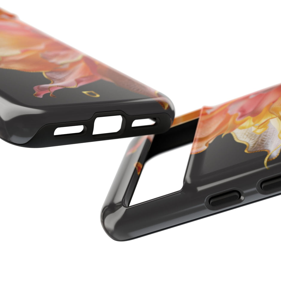 Google Pixel 8 Series Tough Case - Ember Bloom Black